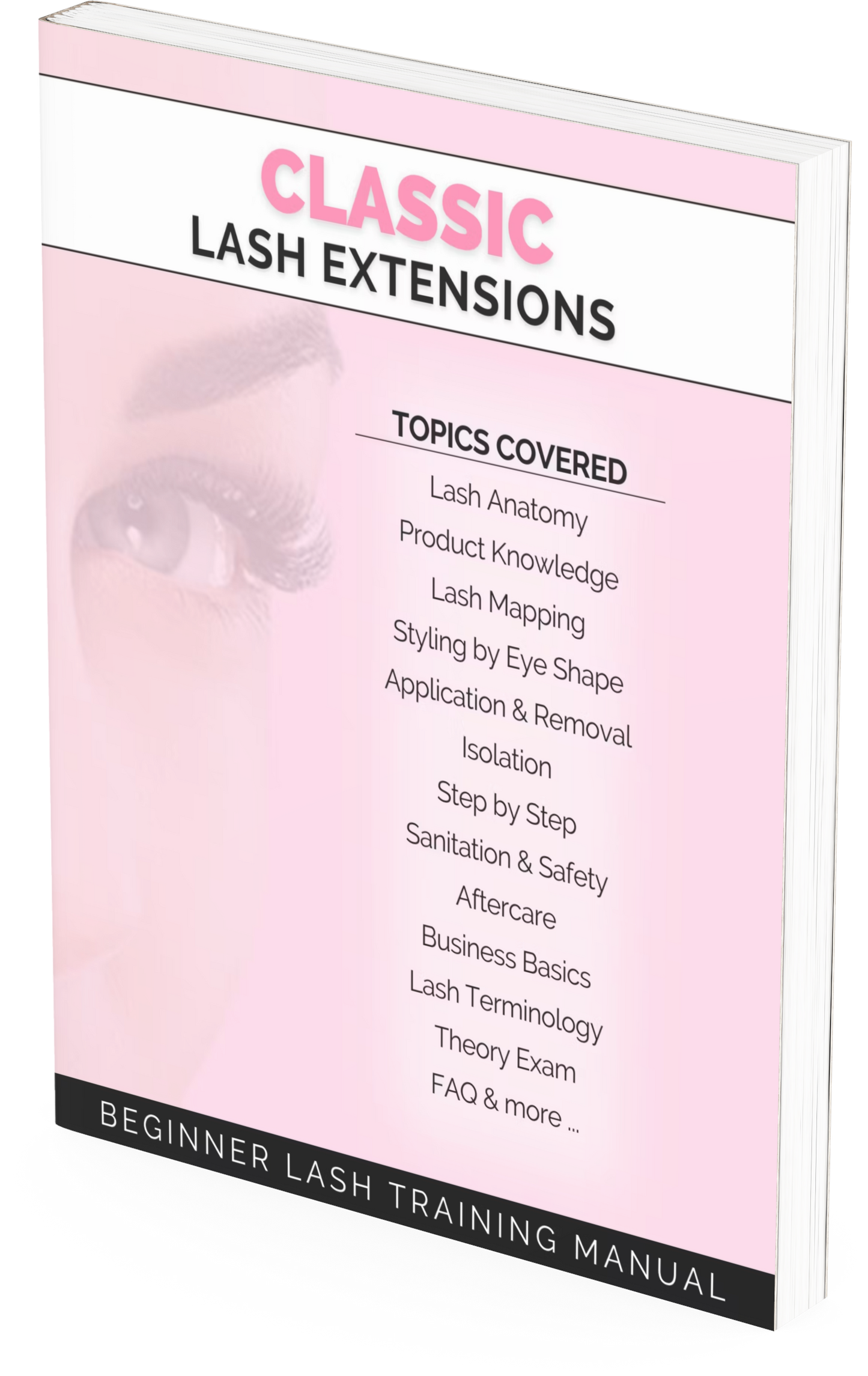Buy Lash Extensions Ebook, Eyelash Extensions PDF Training Manual,  Educators, Tutors, Academies, Students, Lashes User Guide, Instant Download  Online in India 